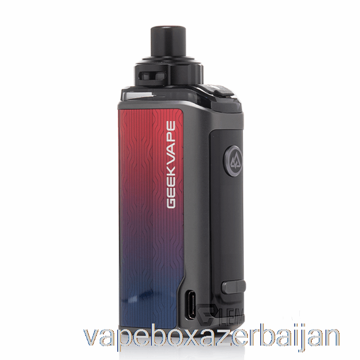 E-Juice Vape Geek Vape OBELISK 65W Pod Mod Kit [FC] Scarlet Blue